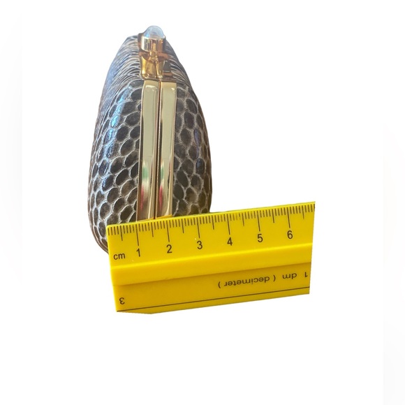 Mini bag / gold plated /faux skin - Picture 5 of 10